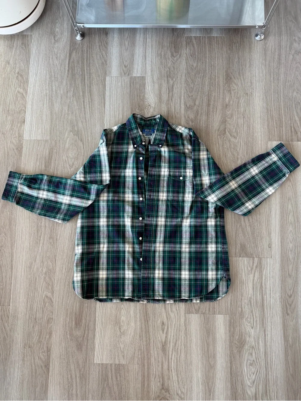 Polo Ralph Lauren Green Plaid Shirt